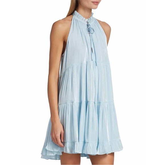 CINQ A SEPT Dresses & Skirts - NEW CINQ A SEPT phyllis tiered mini dress in dream blue